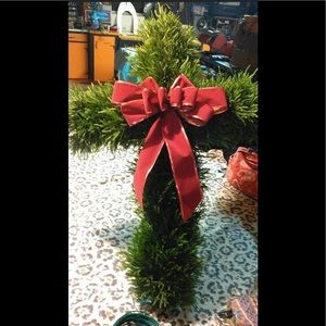 COPY - Live Handmade Princess Pine Cross for grave